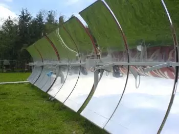 Coletor solar de cilindro parabólico