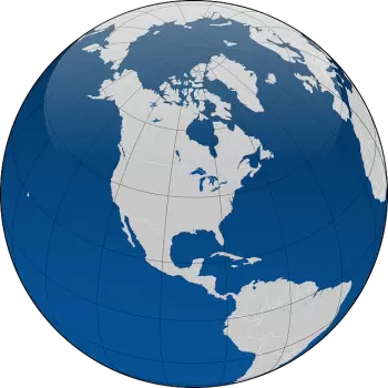 Linhas, meridianos e paralelos imaginários da Terra