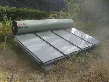 coletor solar de placa plana